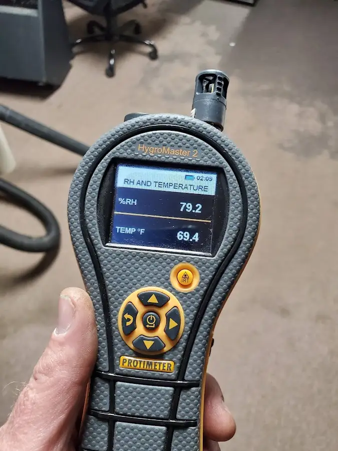 Moisture meter humidity assessment for Fire & Smoke Damage Restoration in Woolwich